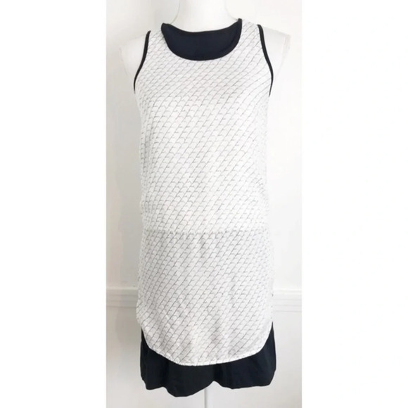 Armani Exchange • Black White Pattern Dress - Picture 1 of 5